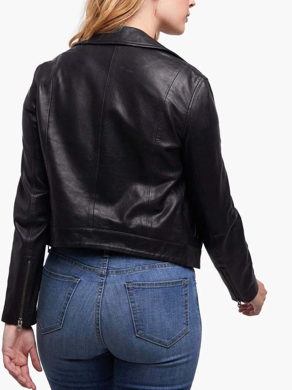 Able Maha Leather Jacket in Black