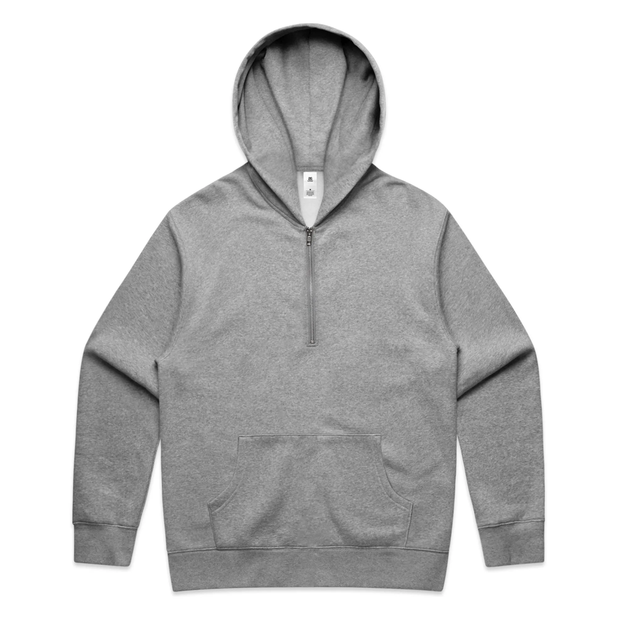 Ascolour Mens Relax Half Zip Hood-(5164)