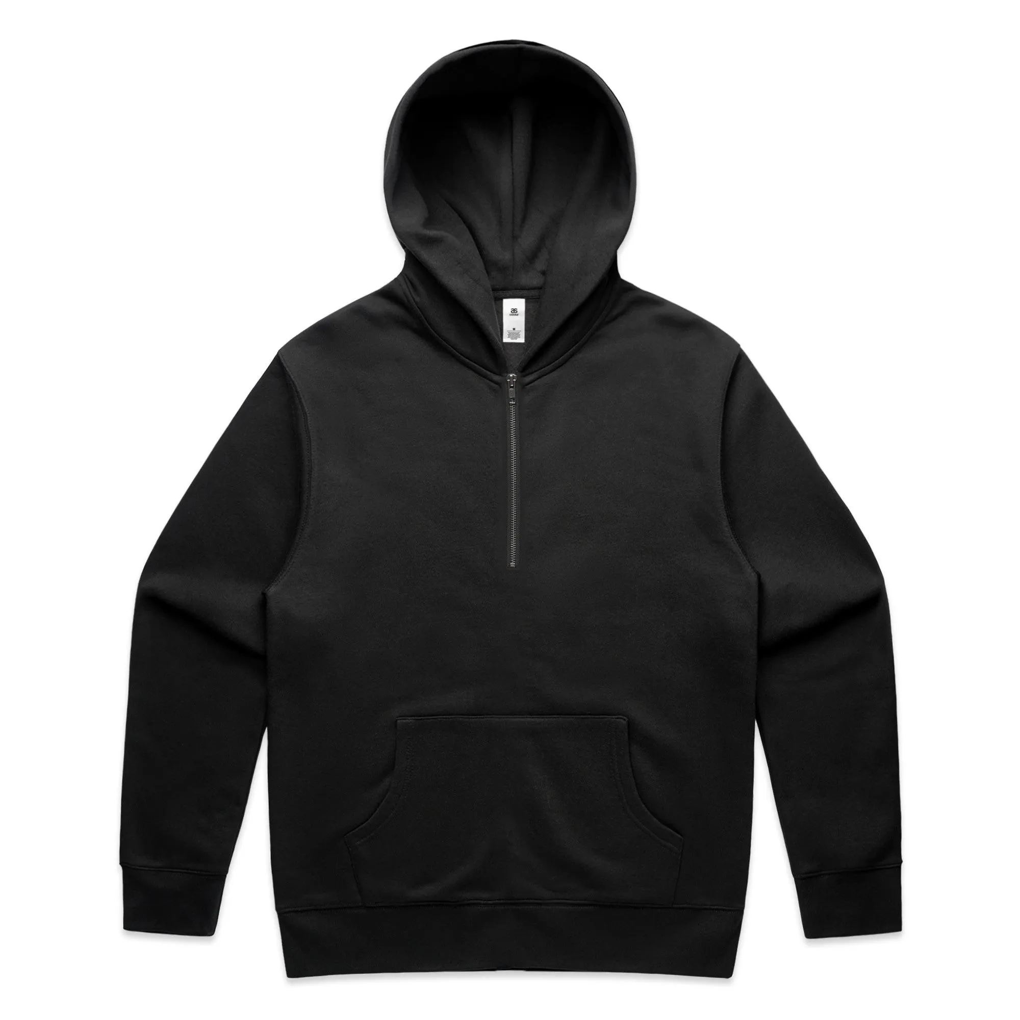 Ascolour Mens Relax Half Zip Hood-(5164)