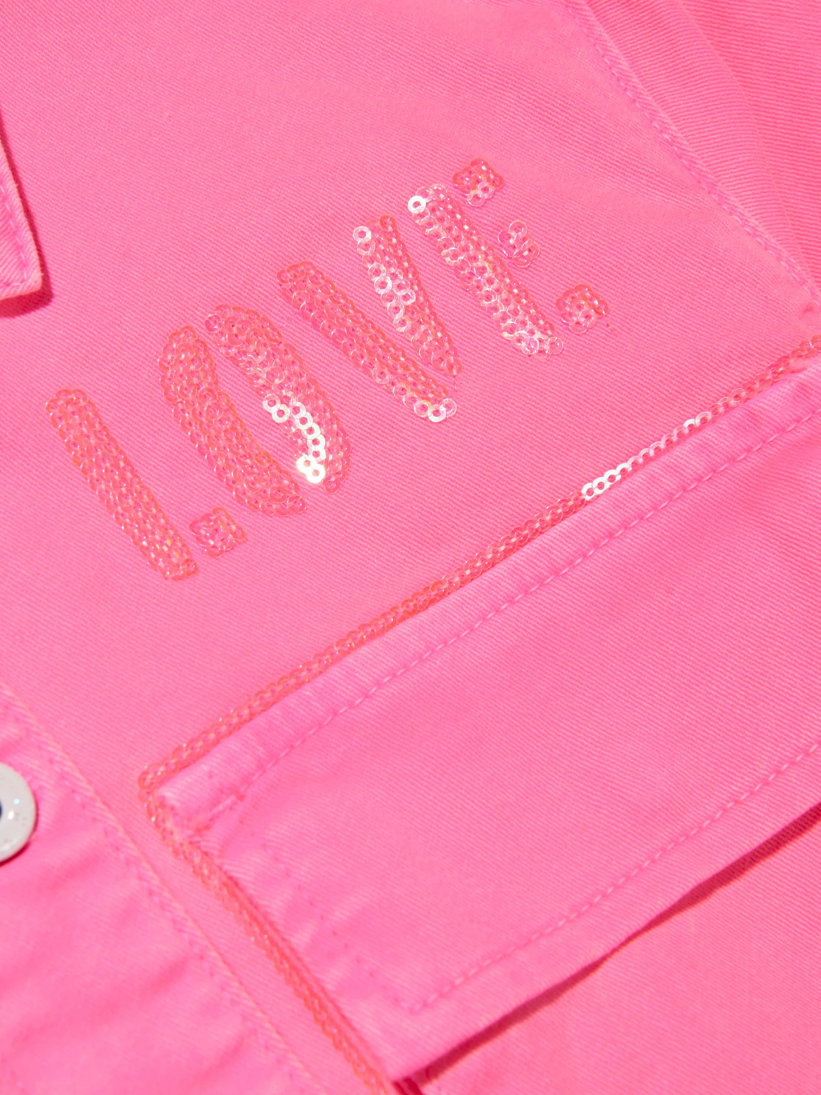 Billieblush Girls Love Jacket in Pink