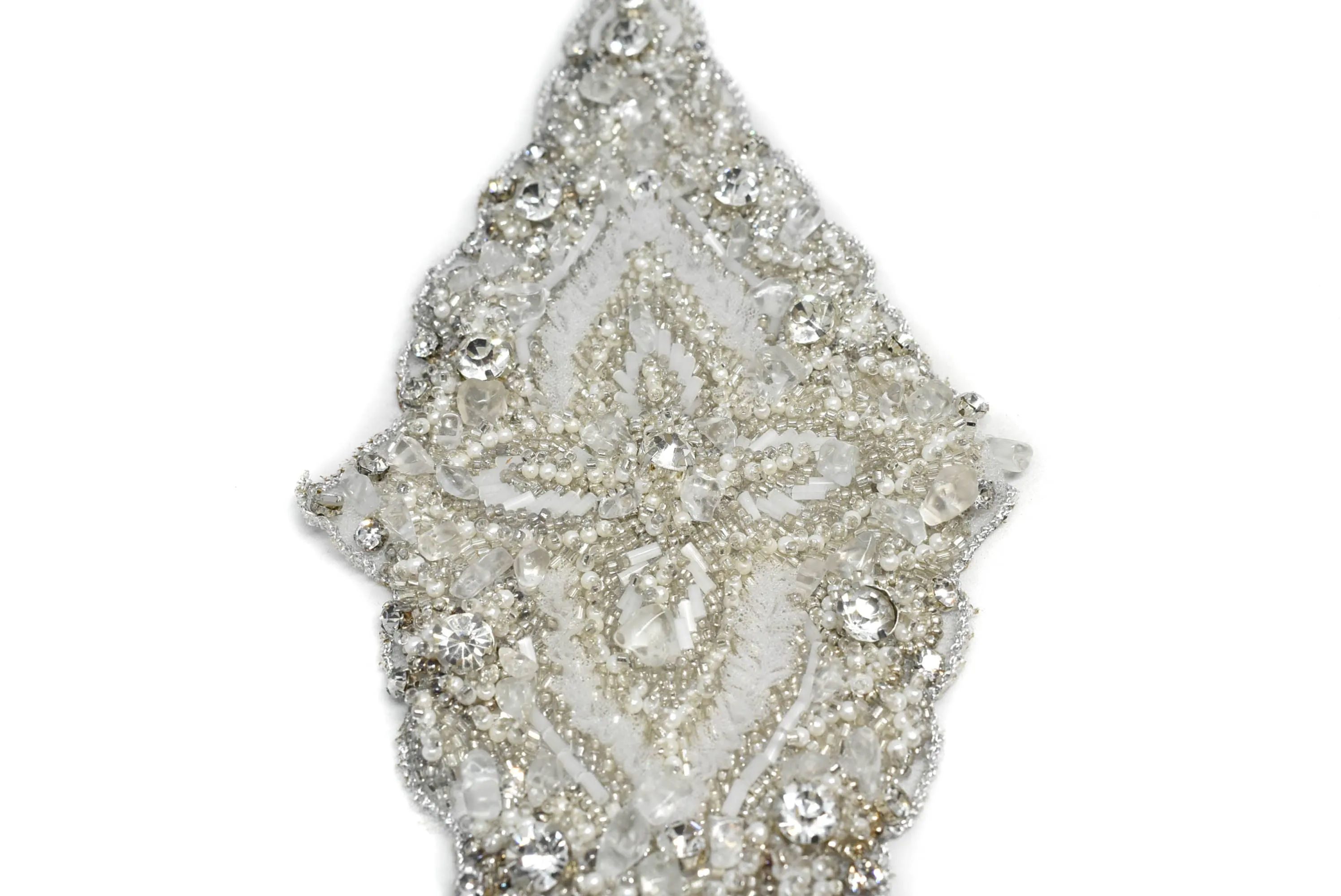 Classy Beaded Rhinestone Applique