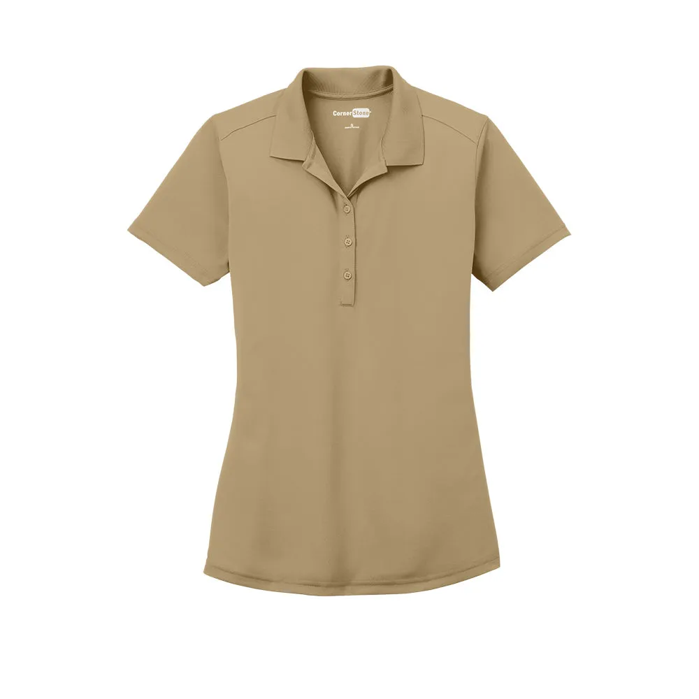 CornerStone® Ladies Select Lightweight Snag-Proof Polo - Tan