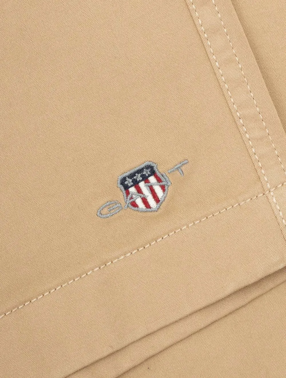 Drawstring Logo Shorts Dark Khaki