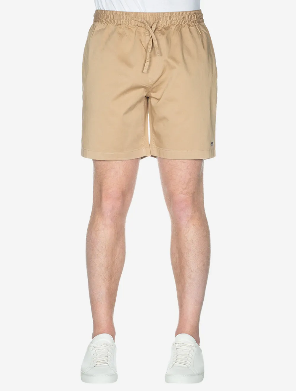 Drawstring Logo Shorts Dark Khaki