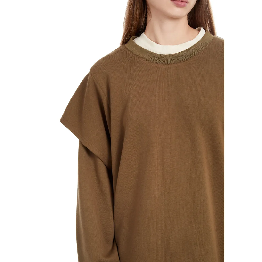 DYLAN TWOFER PULLOVER OLIVE & TEA STAIN