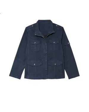 Elegan Utility Jacket | Navy