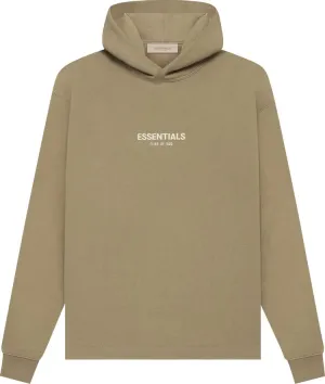 Fear of God Essentials Relaxed Hoodie 'Oak', green