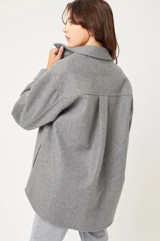 Fleece Oversized Shacket