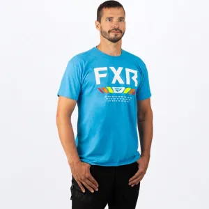 FXR Men's Podium Premium Tee Blue/White