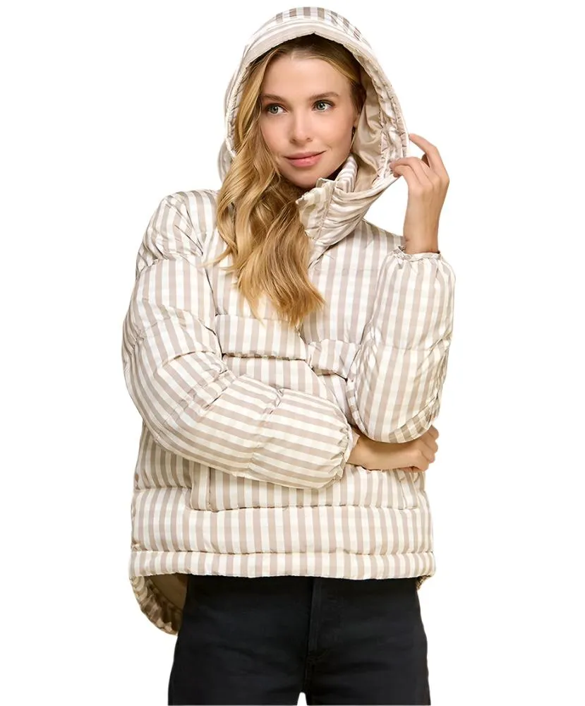 Gracie Gingham Puffer