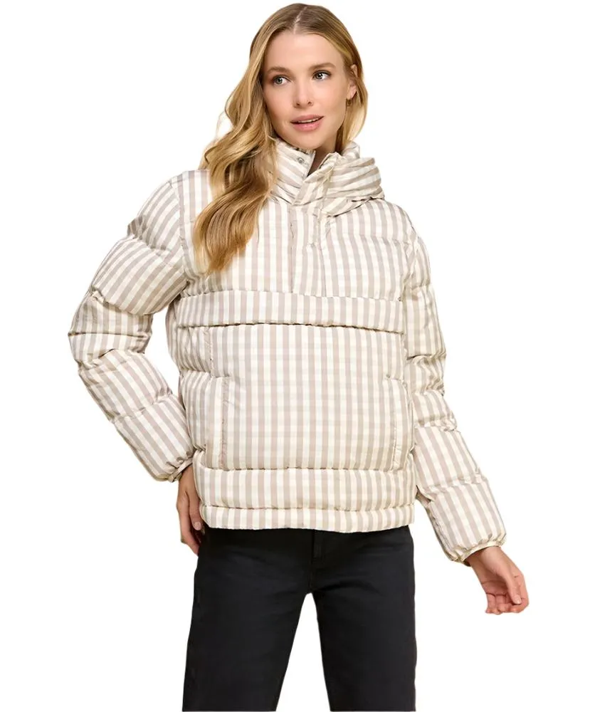 Gracie Gingham Puffer