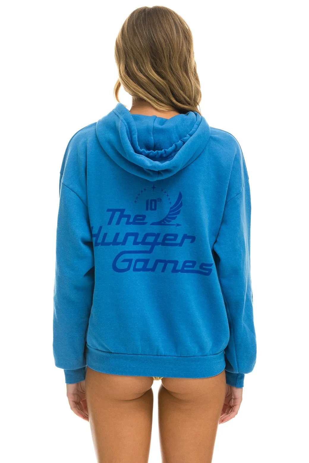 HUNGER GAMES RELAXED PULLOVER  HOODIE - COBALT