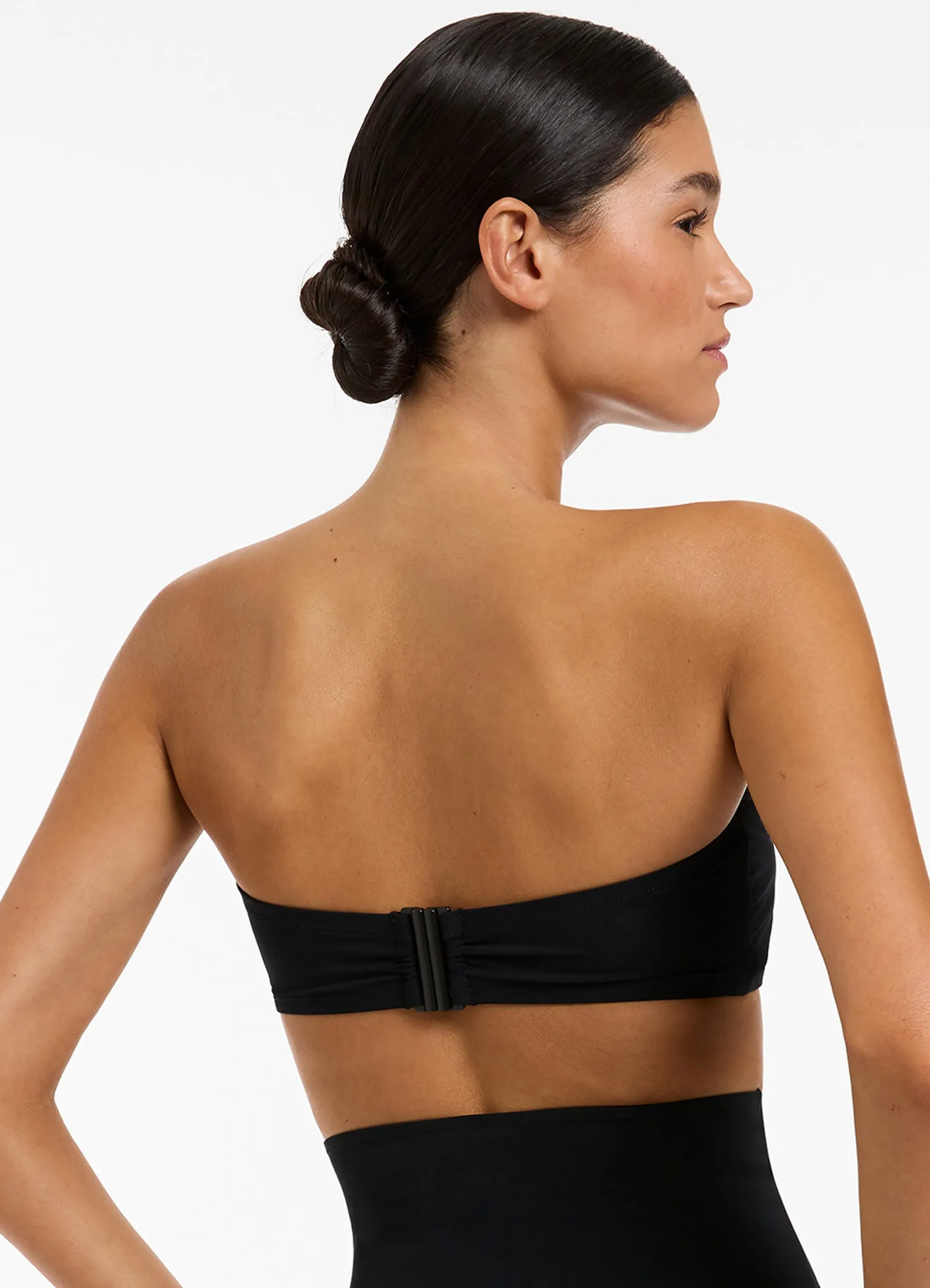 Jetset Minimal Bandeau Top - Black