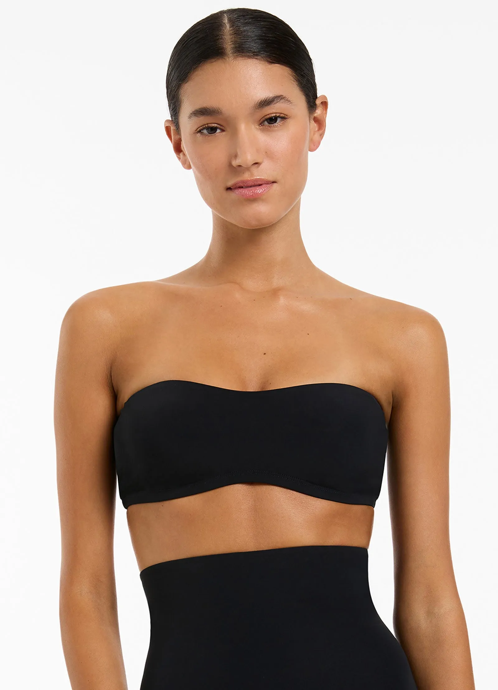 Jetset Minimal Bandeau Top - Black