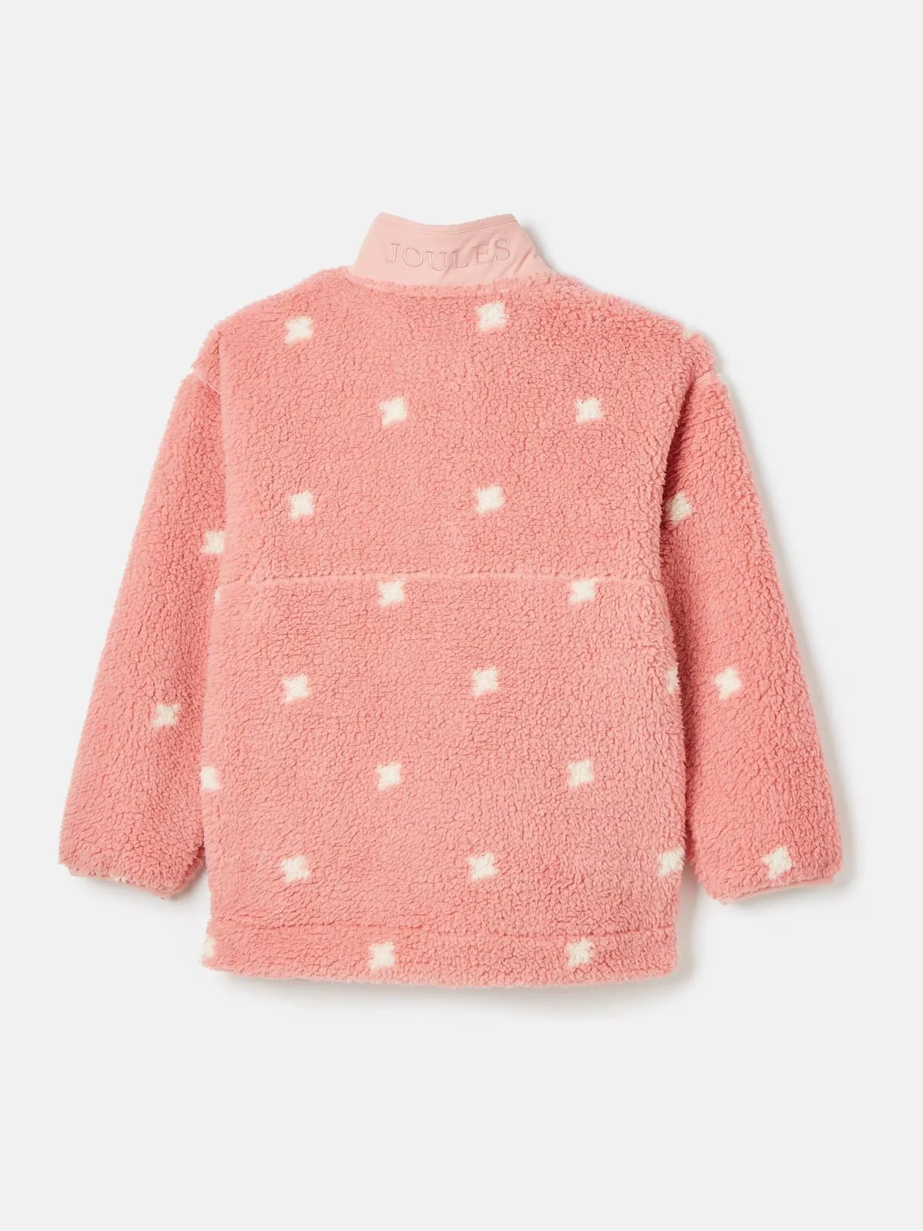 Joules Girls Tilly Half Zip Borg Fleece