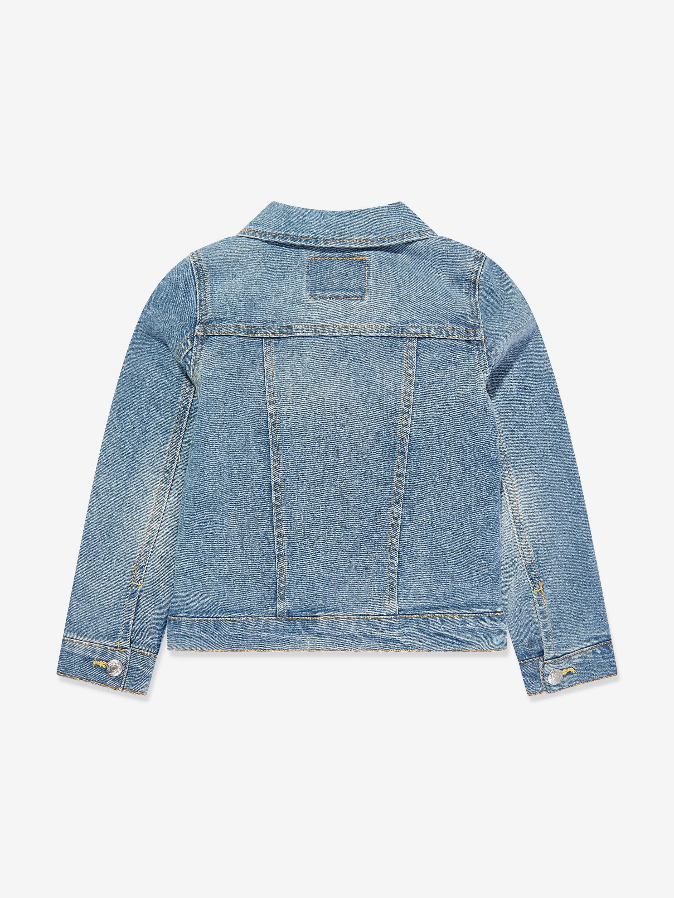 Levi's Wear Girls Stretch Trucker Jacket in Blue