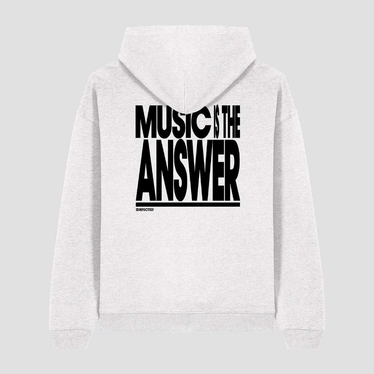 Music Is The Answer Slogan Hoodie