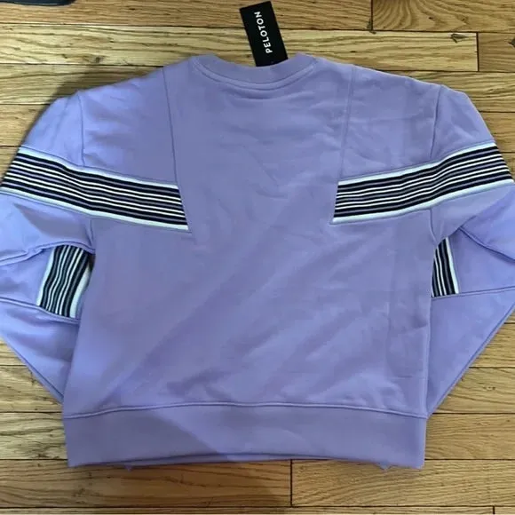 Peloton Purple Crew Neck Sweatshirt, Size Medium