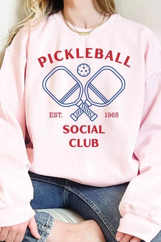 PICKLEBALL SOCIAL CLUB OVERSIZED SWEATSHIRT