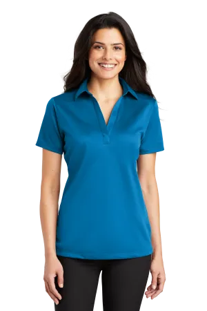 Port Authority® Women's Silk Touch™ Performance Polo - Brilliant Blue