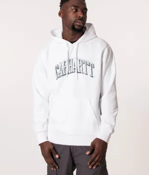 Relaxed Fit Scrawl Logo Hoodie