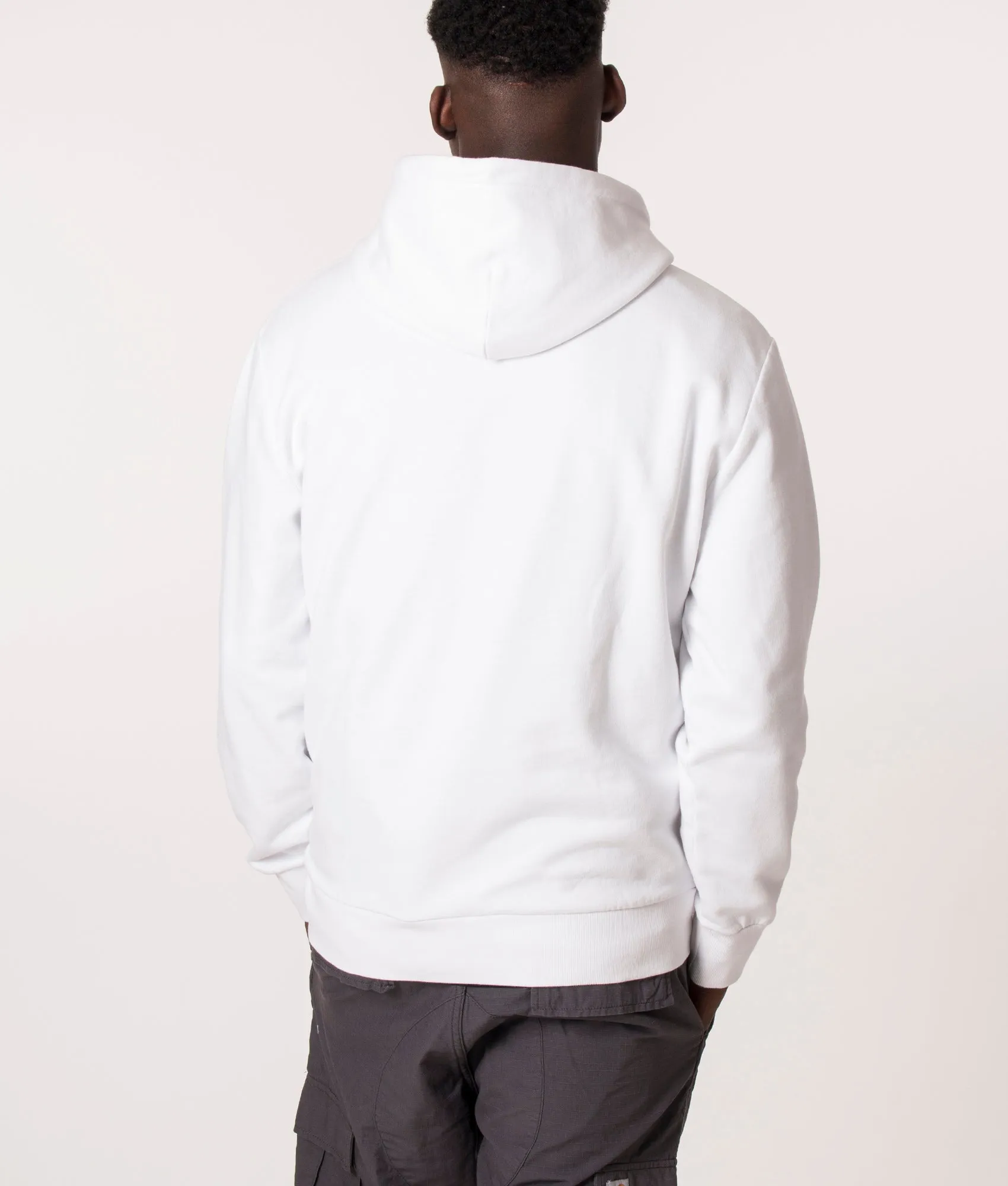 Relaxed Fit Scrawl Logo Hoodie