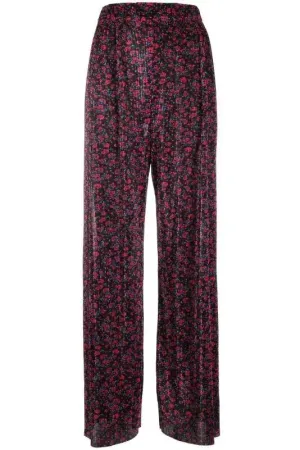 SABINA MUSAYEV PAISLEY PANTS - BLACK PRINT