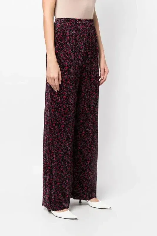 SABINA MUSAYEV PAISLEY PANTS - BLACK PRINT