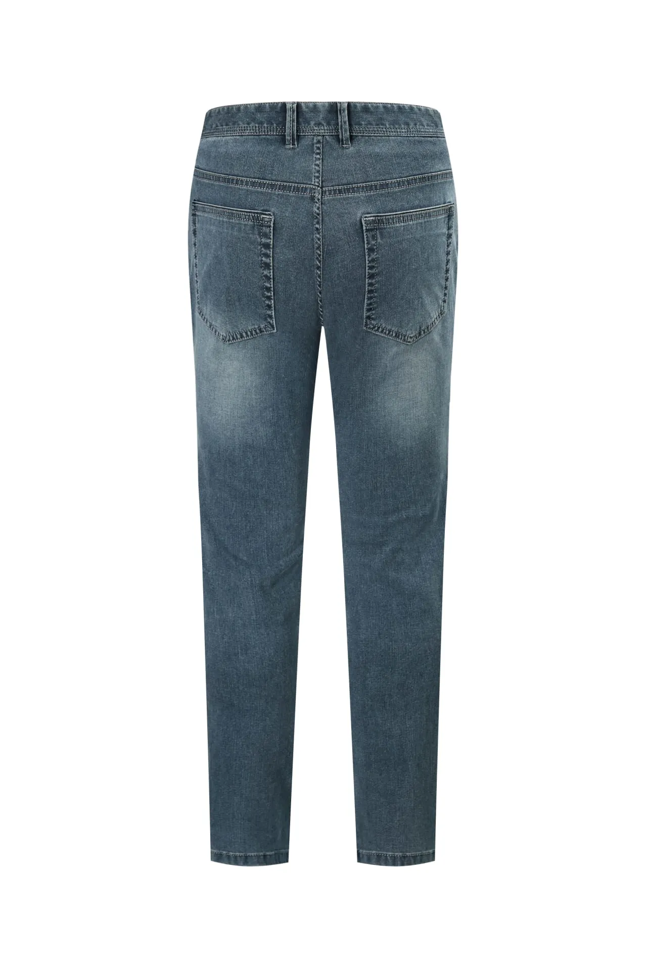 Soft Stretch Denim Jeans with Elastic Waistband