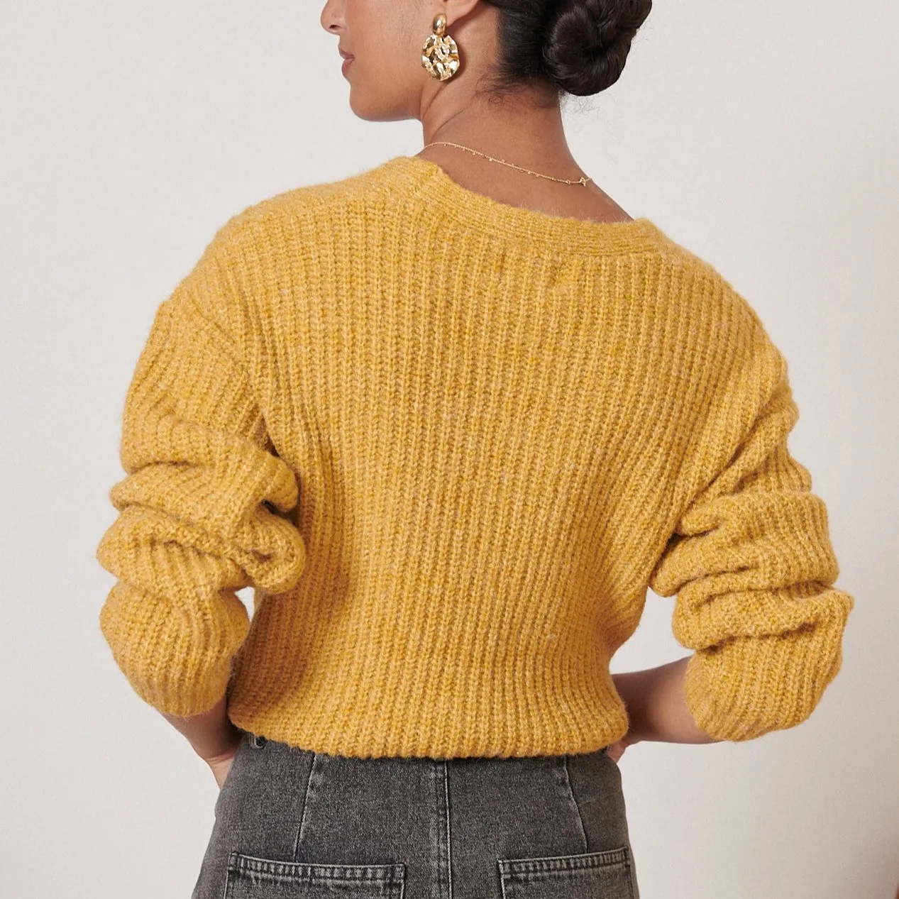 Tio Cardigan - Mustard