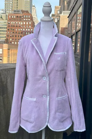 Women's Lavender Blazer with White Trim