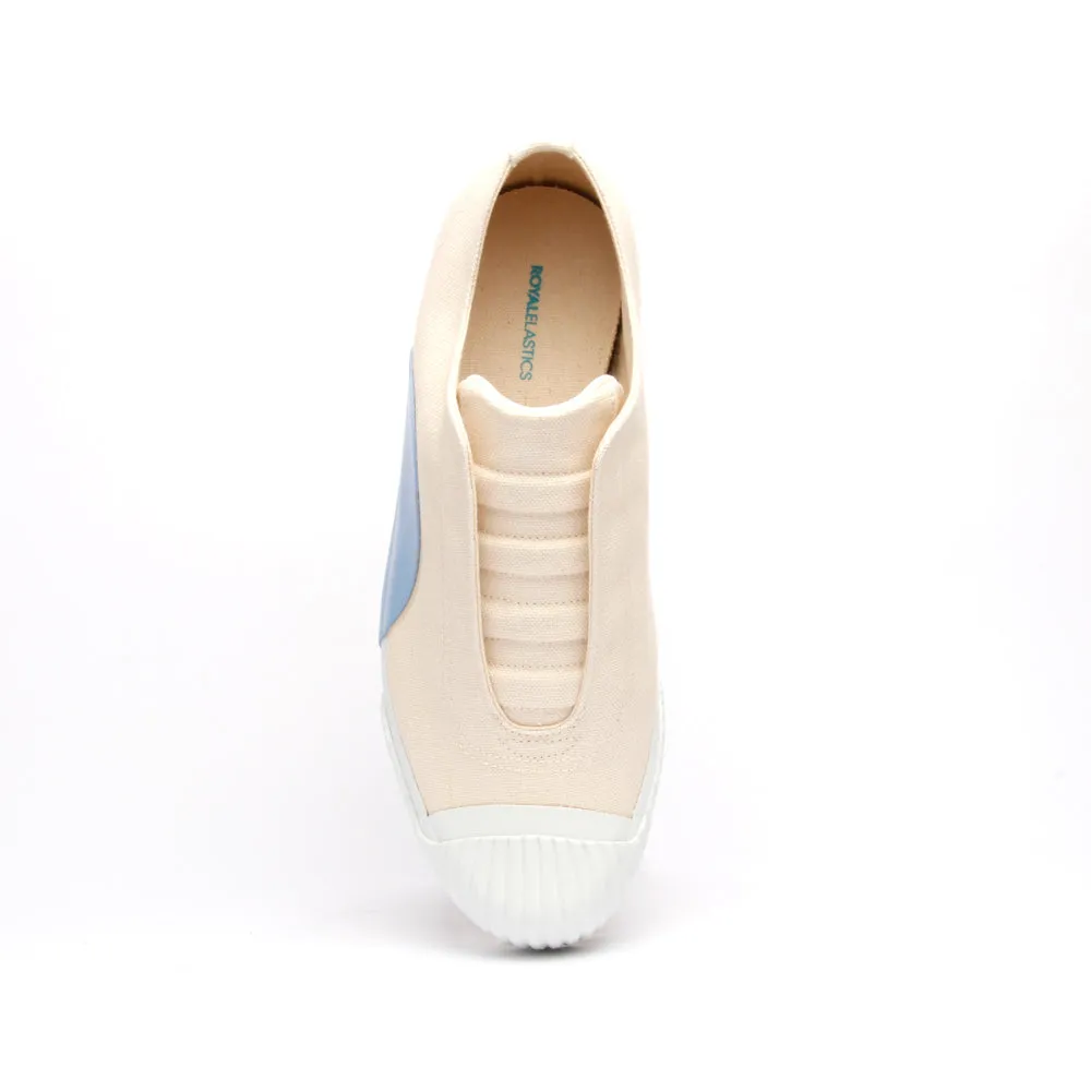 Women's New York Beige Blue Canvas Low Tops 93982-550