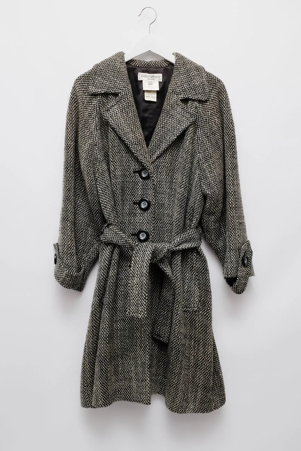 YSL VINTAGE YVES SAINT LAURENT WOOL COAT