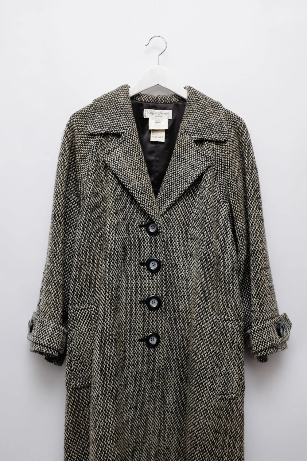 YSL VINTAGE YVES SAINT LAURENT WOOL COAT