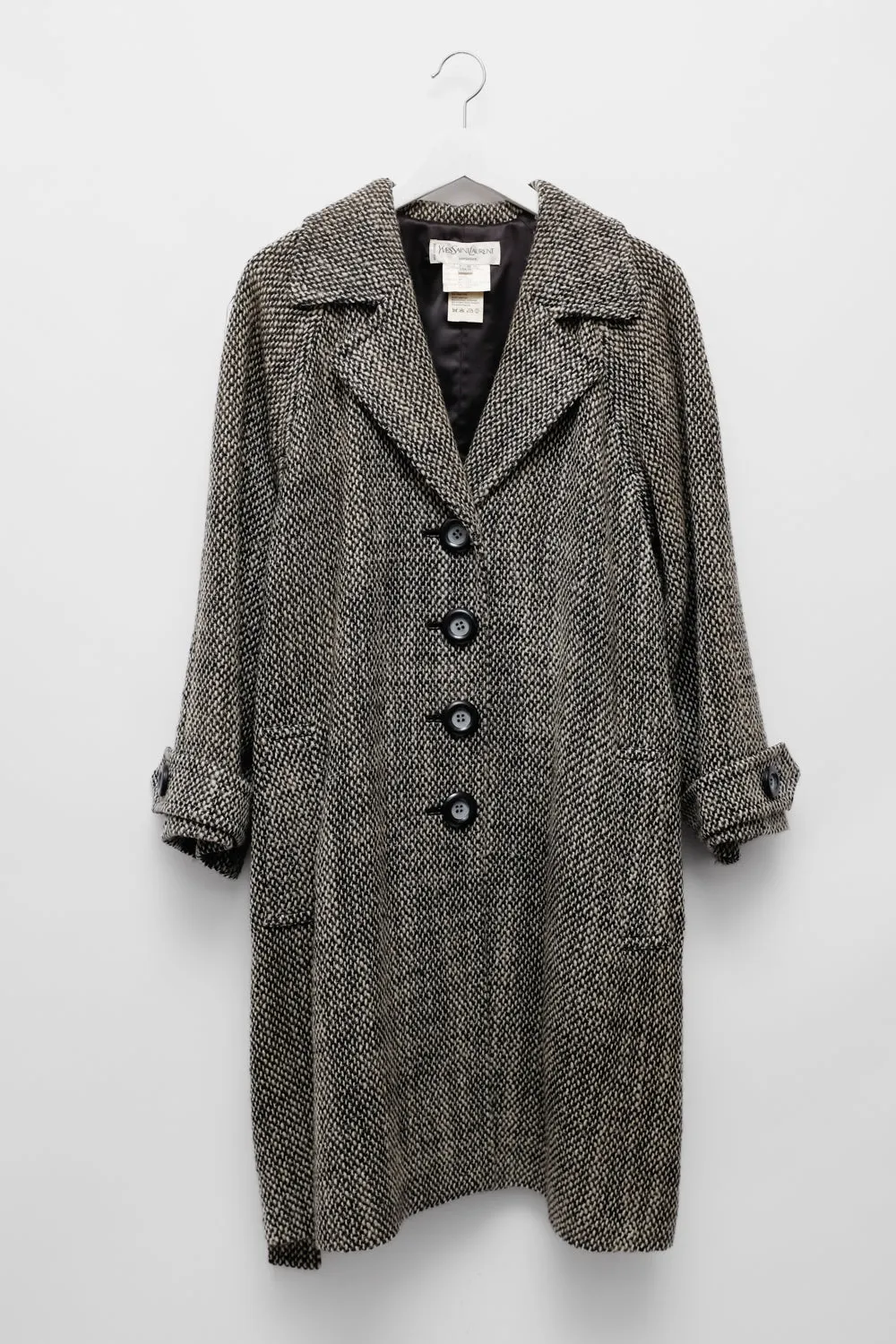 YSL VINTAGE YVES SAINT LAURENT WOOL COAT